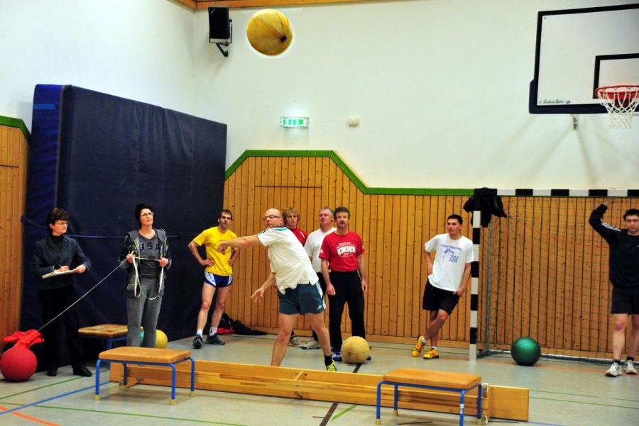 Bild: Die Turnhalle der MS war Ausweichsportstätte in diesem Jahr