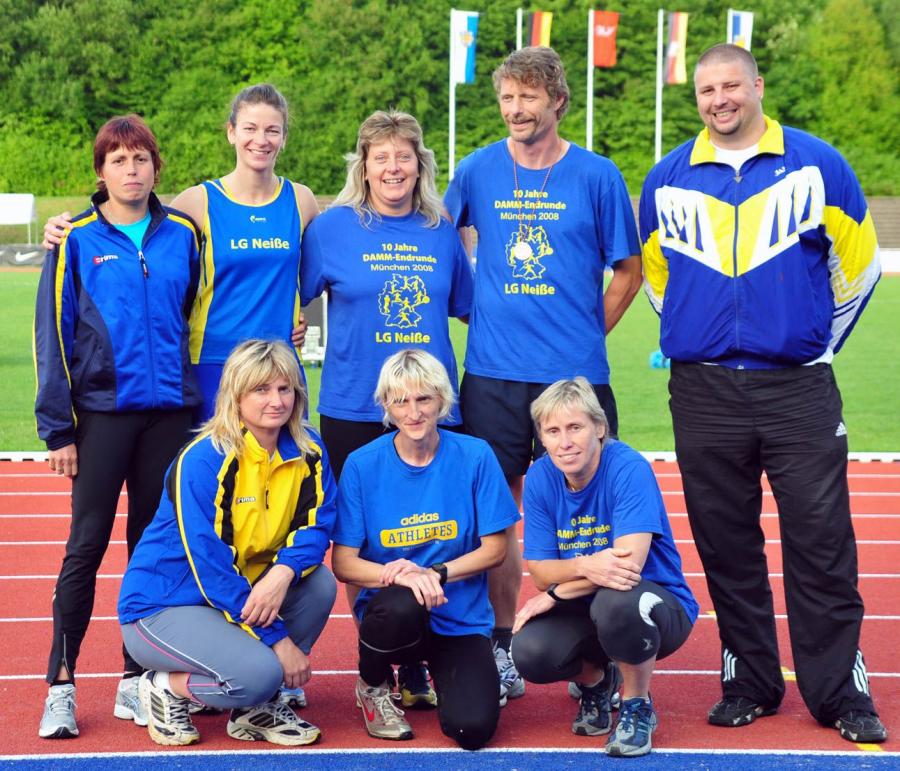Bild: Zusammenhalt der DM-Auftritt der LG Neiße untermauerte das Gemeinschaftsgefühl der Nieskyer und Weißwasseraner Leichtathleten