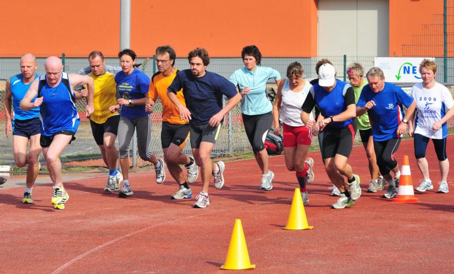 Bild: Start zum 5000+10000 m Lauf