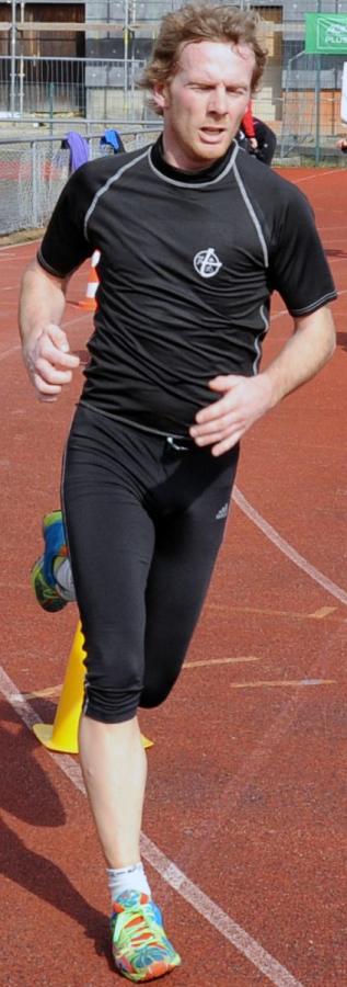 Bild: Zur Bronzemedaille reichte es für Ronny Hirschmann im starken Feld der M35 über 800 m