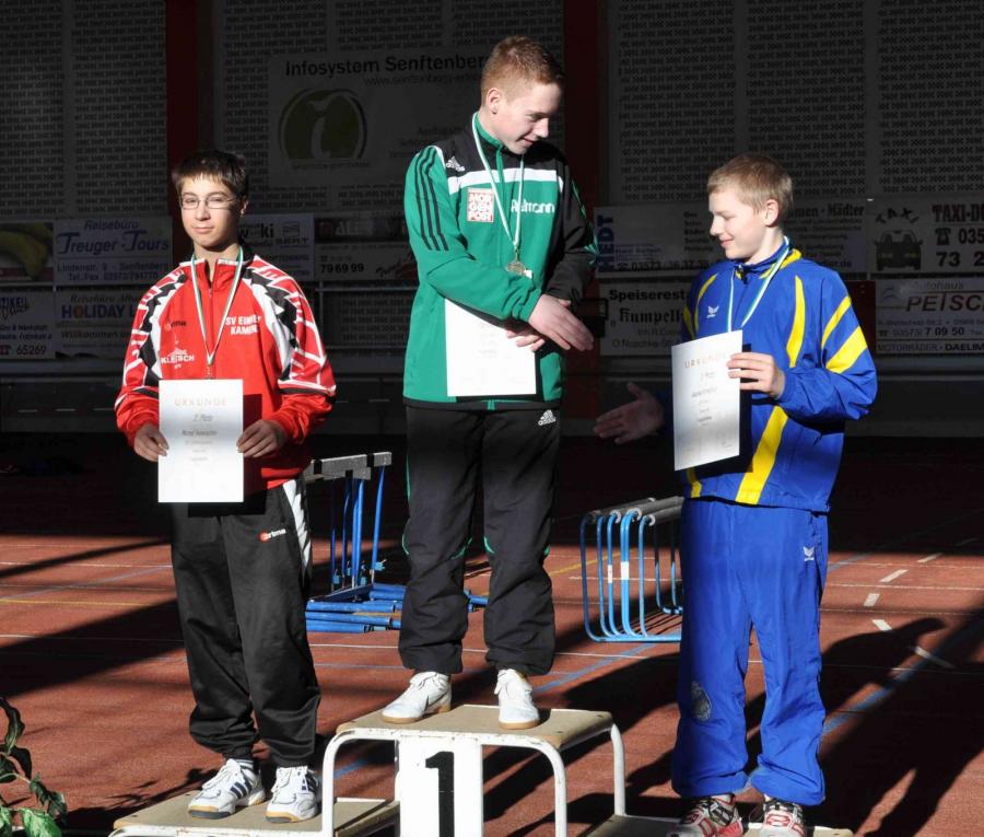 Bild: Conrad Kriebisch holte sich Bronze im Kugelstoßen