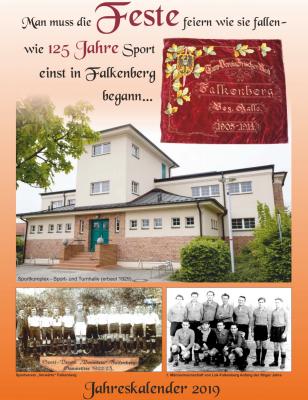 Titelblatt Sportkalender 2019  (Bild vergrößern)