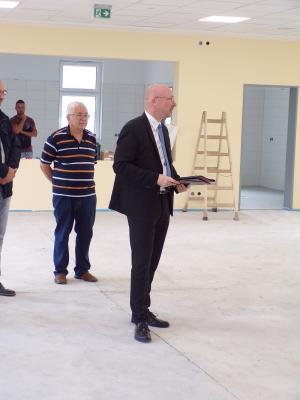 Foto des Albums: Übergabe Fördermittelbescheid duch Minister Hr. Pegel