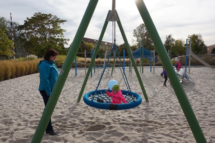 Bild: Auch der restliche Seespielplatz wurde gut genutzt