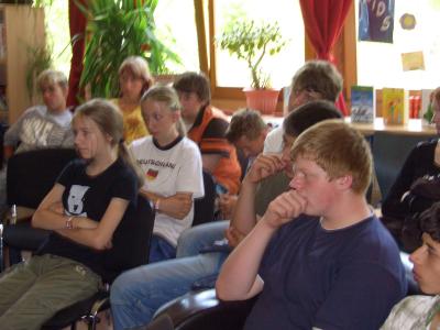 Foto des Albums: Lesung mit Dietmar Kruczek und den 5. und 8. Klassen der Zielitzer Sekundarschule (04. 06. 2008)