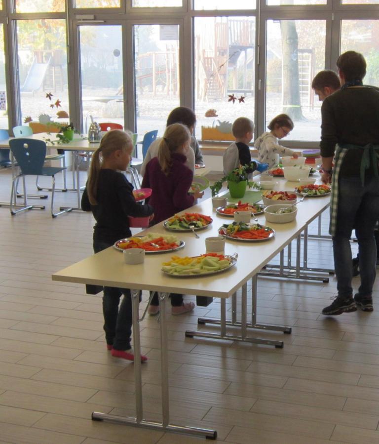 Bild: 2 Gesunder Pausensnack Kl. 3a