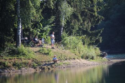 Warten auf den Anbiss. 