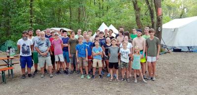 Gruppenbild mit Betreuern 