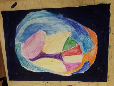 Foto des Albums: Kunstwerke vom Kurs "Treffpunkt Kunst" im KJB "Piranha"