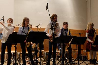 Viel Applaus f&uuml;r die jungen K&uuml;nstler von der Nachwuchs-Big-Band 
