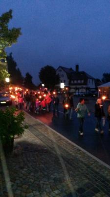 Fackelumzug zum Abschlussfeuerwerk 
