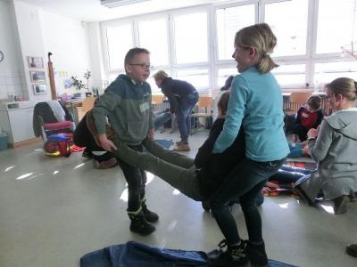 ... und ein zweiter nimmt die Beine.  