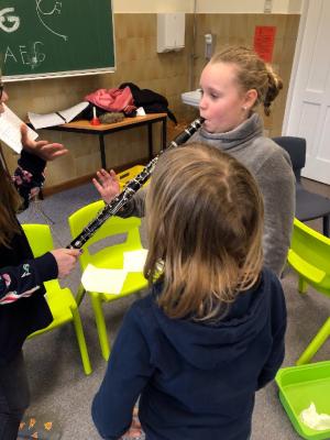 Foto des Albums: Besuch der "Bläserklasse" des AEG