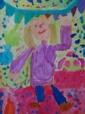 Foto des Albums: Hier seht Ihr die ausgewählten Kunstwerke unserer Erstklässler: