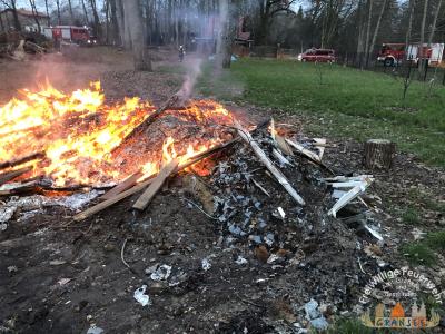 Foto des Albums: Einsatz 204-B-Gebäude Groß-Wentow, Zabelsdorfer Str
