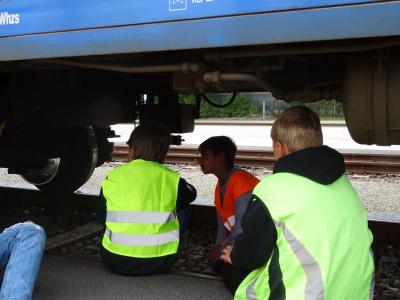 Foto des Albums: Jungenaktionstag: Bahnfahren hautnah erleben