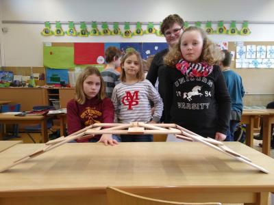 Foto des Albums: "Brückenbau" im Sachunterricht, Klasse 4b
