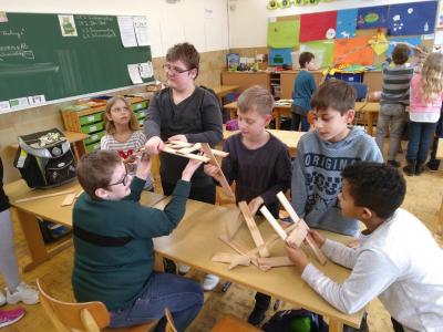 Foto des Albums: "Brückenbau" im Sachunterricht, Klasse 4b