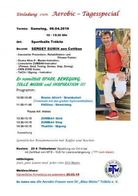 Fotoalbum Aerobic-Tagesspecial mit Sergey Sumin