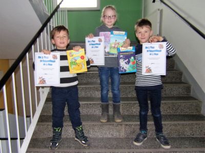 Bild: Vorlesesieger Klasse 2