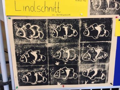 Foto des Albums: Linolschnitt im Werken 4. Klassen