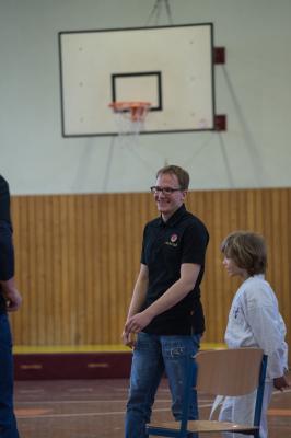 Hauptkampfrichter Michael und Noah 