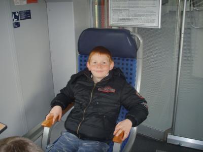 Bild: Im Zug: Sören