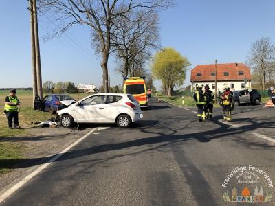 Foto des Albums: Einsatz 734-H-VU mit P-Schönermark, Dorfstr. Kreuzung Sonnenberg