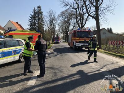 Foto des Albums: Einsatz 734-H-VU mit P-Schönermark, Dorfstr. Kreuzung Sonnenberg