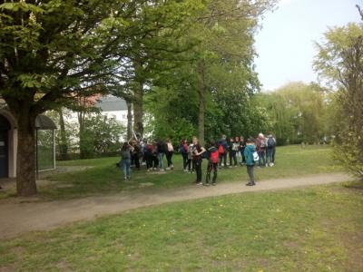 Ende der Rallye am Torhaus. 