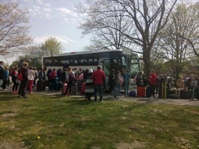 Ankunft in Horst am 24.4.2019 