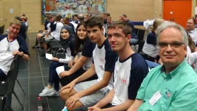 Vor der Pr&auml;sentation: Anspannnung pur! 