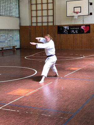 Vanessa bei der Kata 