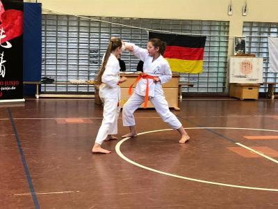 Kihon-Ippon-Kumite Faustangriff 
