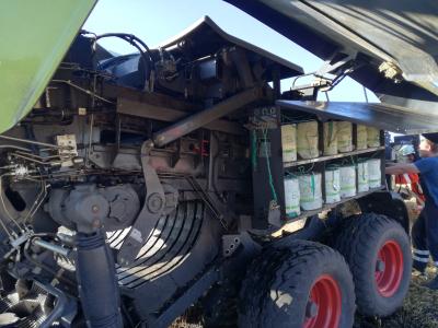Foto des Albums: Strohpressenbrand in Ohrte