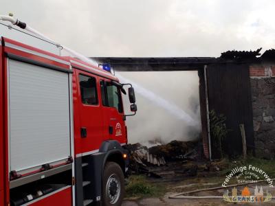 Foto des Albums: Einsatz 1453-B-Gebäude-Groß-Klein-Mutz, Scheunenbrand
