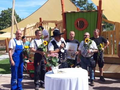 Foto des Albums: Eröffnung der Kindertageseinrichtung Kleine Handwerksmeister in Leipzig (03. 07. 2019)