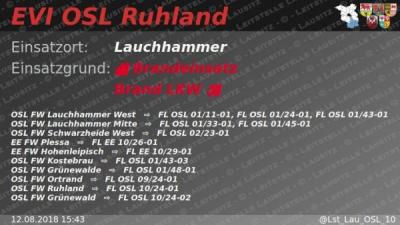 Foto des Albums: Brandeinsatz 12.08.2018 Lauchhammer-West -Plessa
