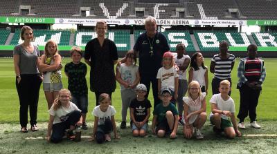 Foto des Albums: Ferien(s)pass 2019 - Fahrt in die Volkswagen Arena und VfL-Fußballwelt