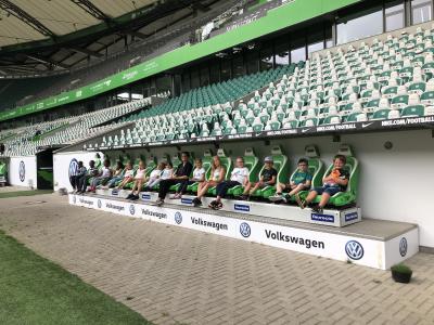 Foto des Albums: Ferien(s)pass 2019 - Fahrt in die Volkswagen Arena und VfL-Fußballwelt