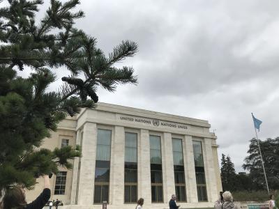 Genf, Besichtigung der UNO-Geb&auml;ude 