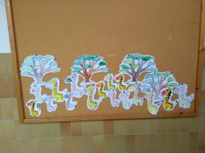 Giraffenparade in Kenia 
