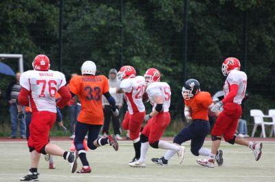 Foto des Albums: Potsdam Royals - Haldensleben Hornets 42:7 - Serie 2 (13.07.2008)