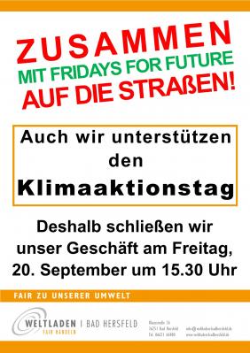 Foto des Albums: Klimaaktionstag am Freitag, 20.9.2019 in Bad Hersfeld