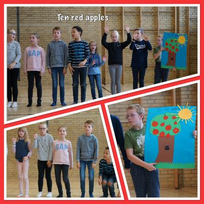 Ten red apples - Klasse 4a 