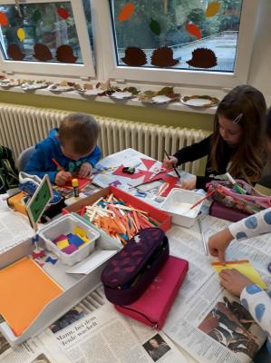 Foto des Albums: Fotos- Herbstprojekt Klasse 1b und FLEX B
