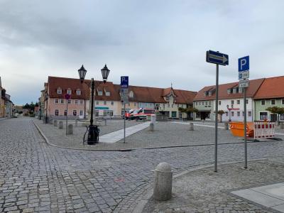 Bombenfund in der Stadt Ruhland / Kontrollierte Spengung erfolgt am Donnerstag / Evakuierung im Sperrkreis von 1000 Metern rund um den Bahnhof (Foto: Amt Ruhland)  (Bild vergr&ouml;&szlig;ern)