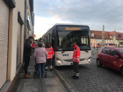 Bombenfund in der Stadt Ruhland / Kontrollierte Spengung erfolgt am Donnerstag / Evakuierung im Sperrkreis von 1000 Metern rund um den Bahnhof - (Foto: Landkreis OSL)  (Bild vergr&ouml;&szlig;ern)