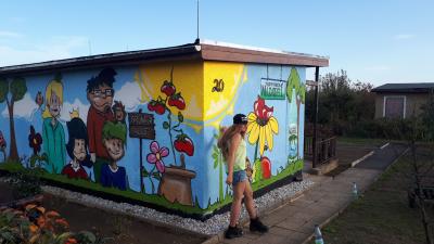 Foto des Albums: Graffitiworkshop in Garten 20