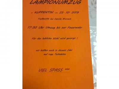 Foto des Albums: Fackelumzug in Kuppentin am 25.10.2019